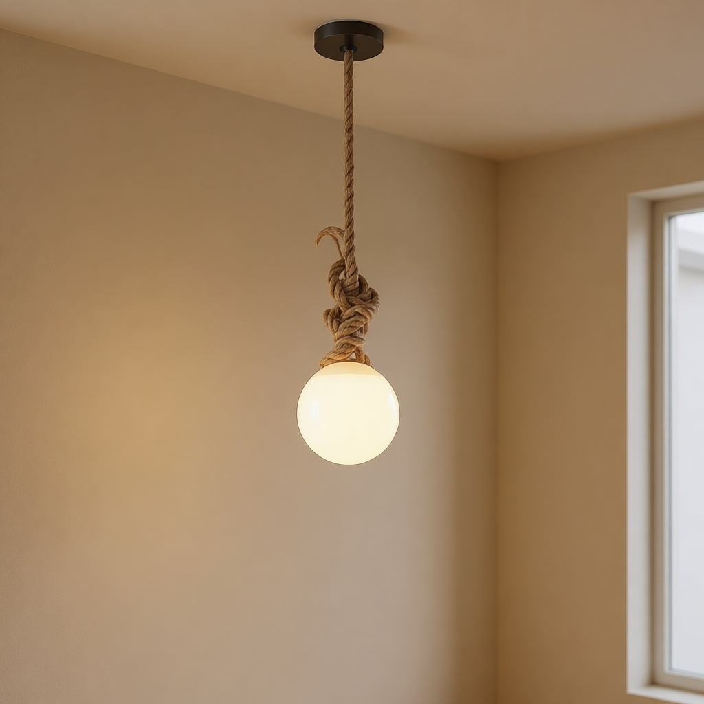 Nodo Knotted Rope Pendant