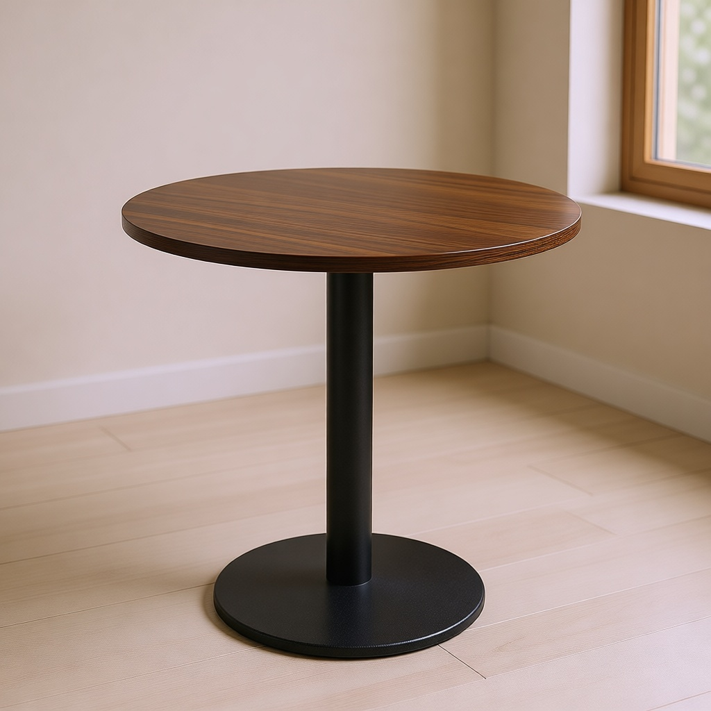 Solid Wood Round End Table