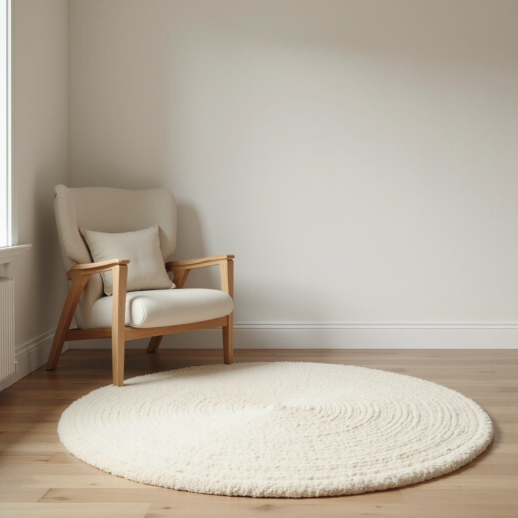 Cerchio Round Wool Rug