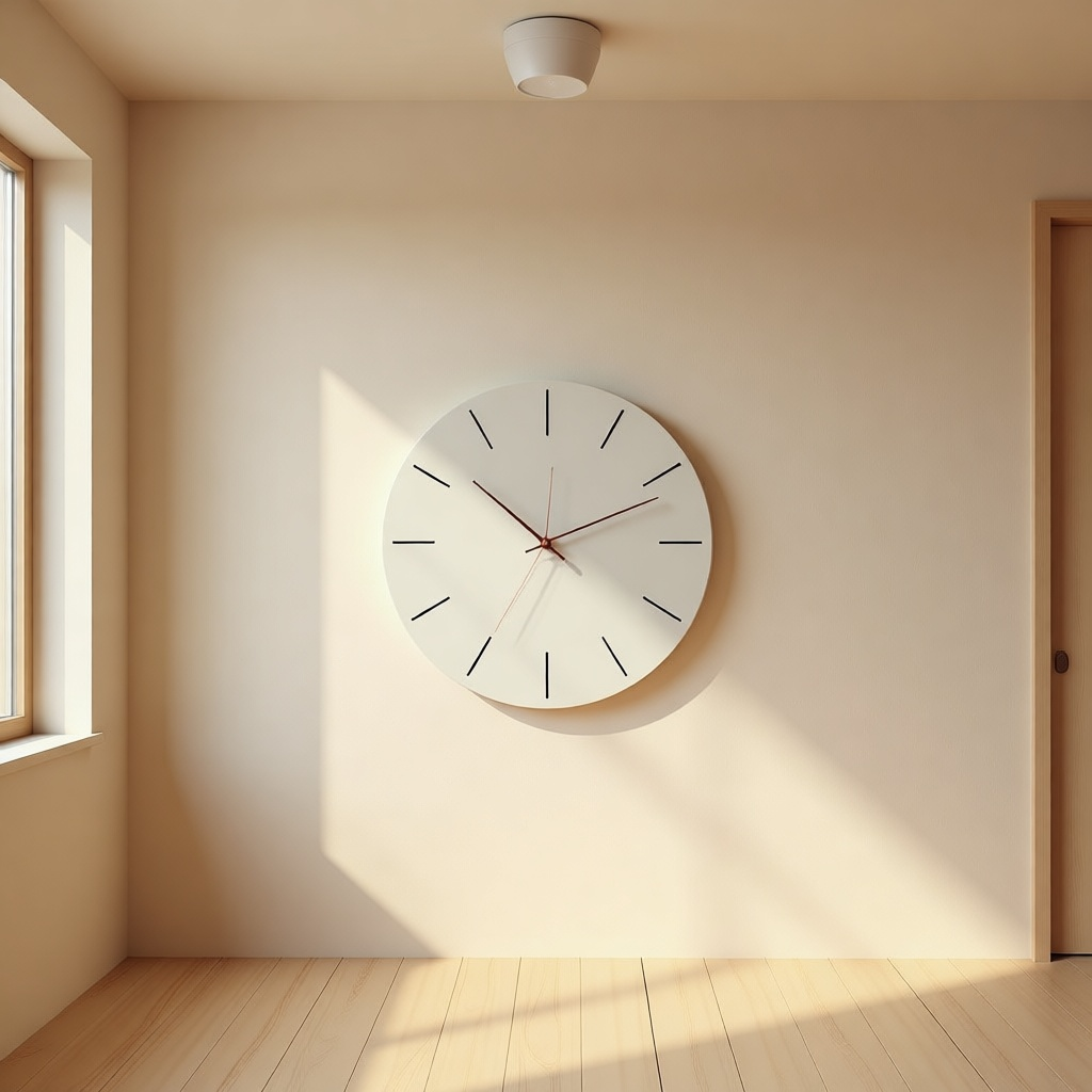 Piano Flat Wall Clock