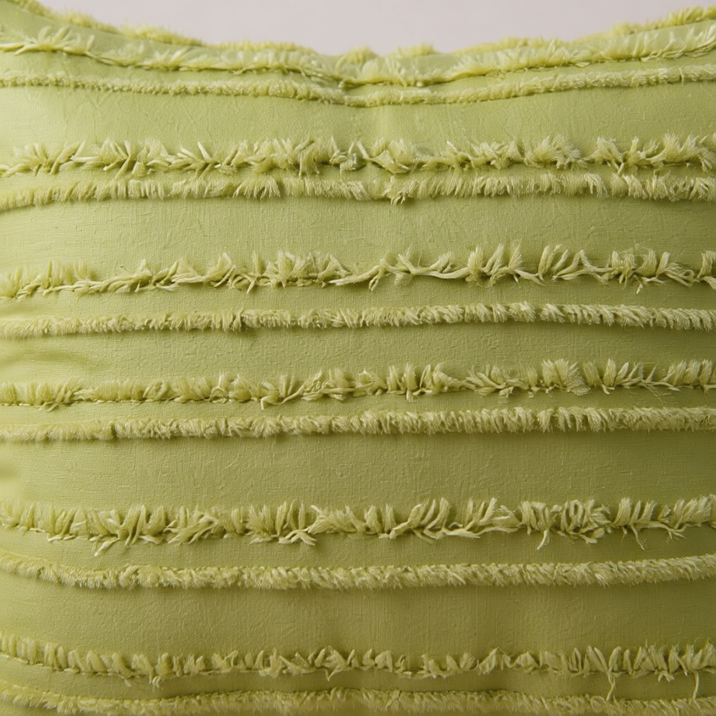 Tufted Fringe Cushion Cover