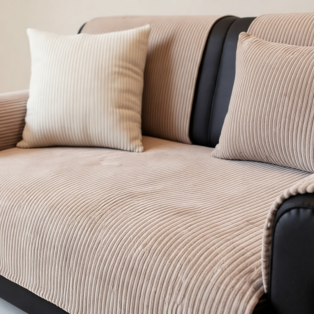 Striped Chenille Seat Cover