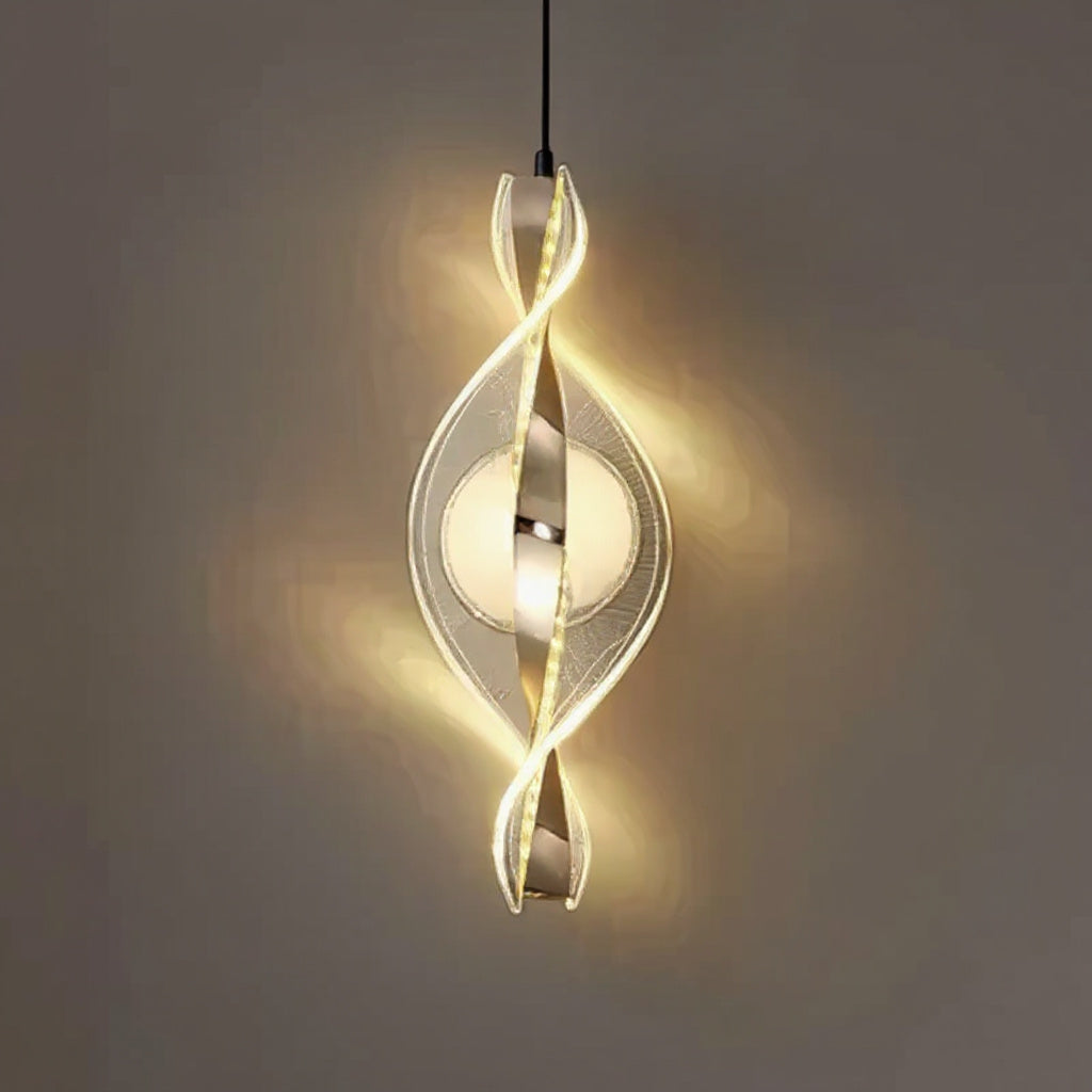 Aria Spiral Wall Light — studio shot
