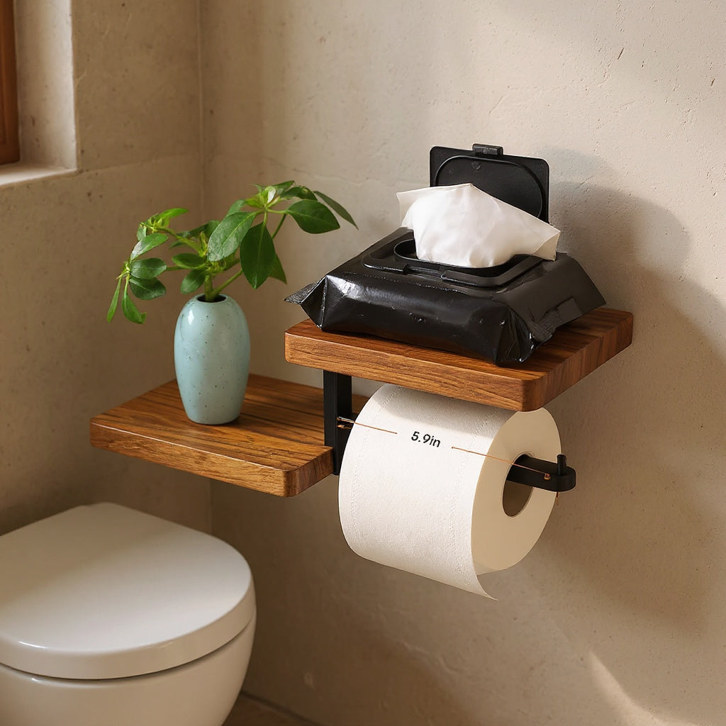 Cedro Paper Shelf — in use at home