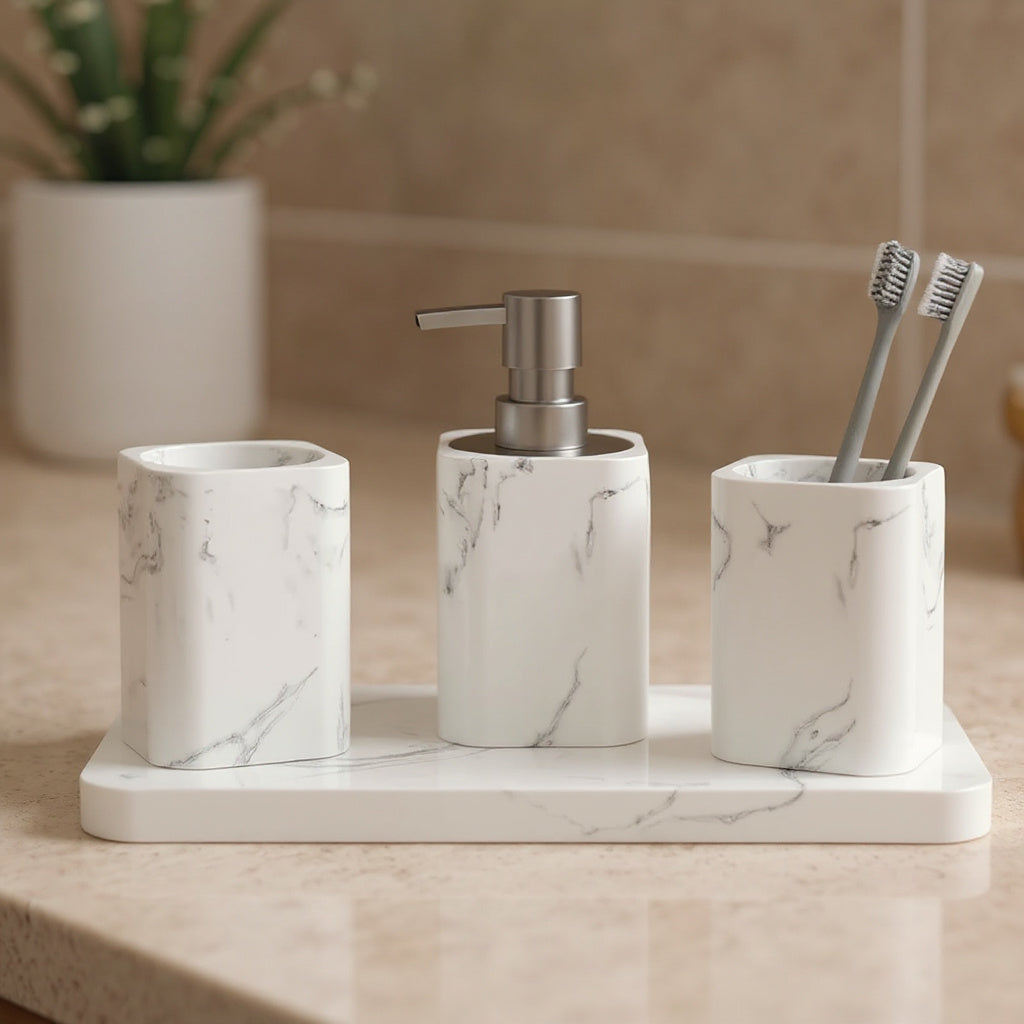 Marmo Trio Bathroom Set — detail