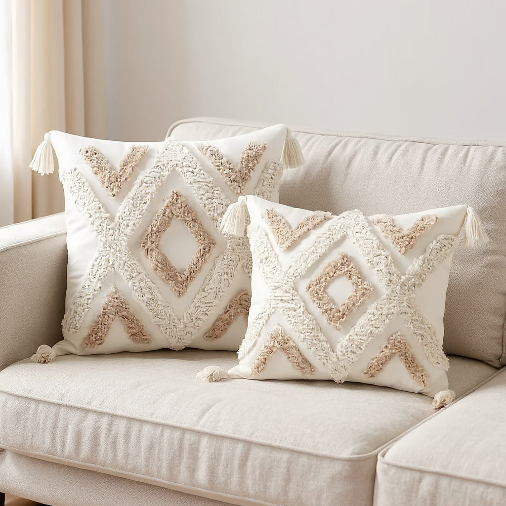 Reticolo Tufted Cushion Set — hero