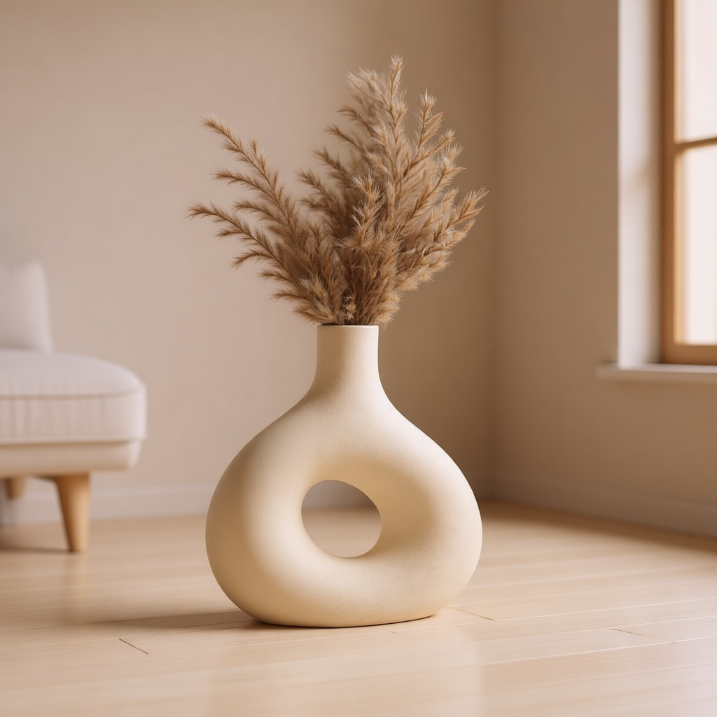 Nordic Matte Ceramic Vase
