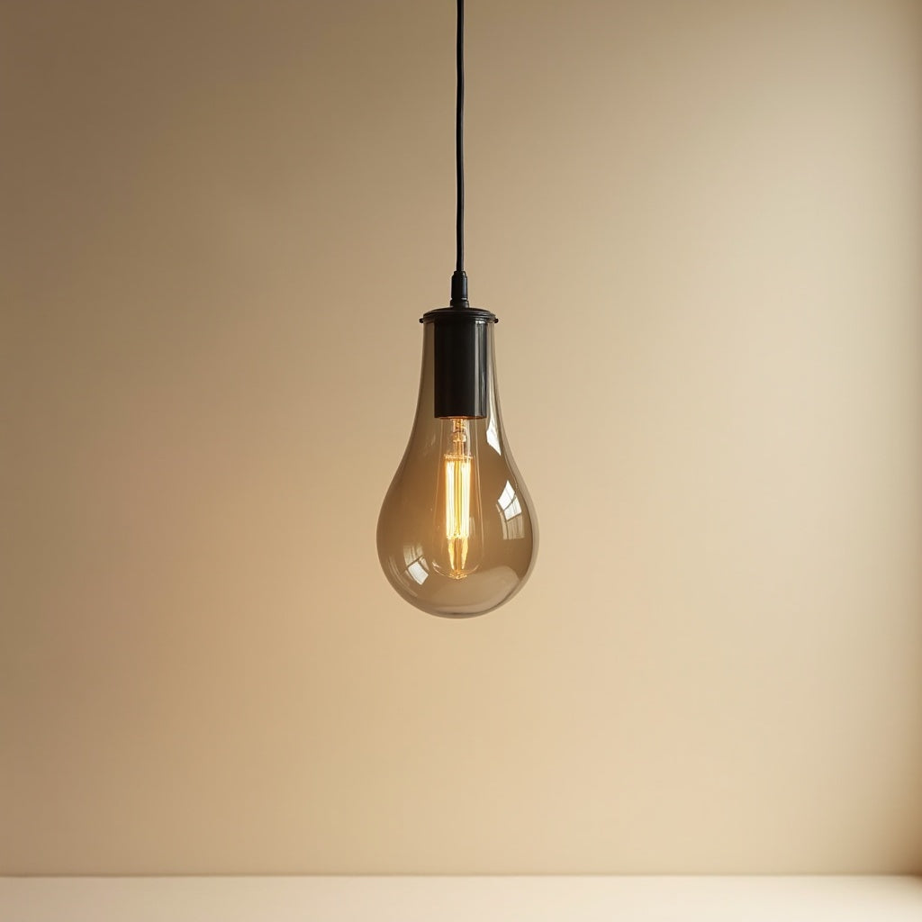 Vetro Smoked Glass Pendant