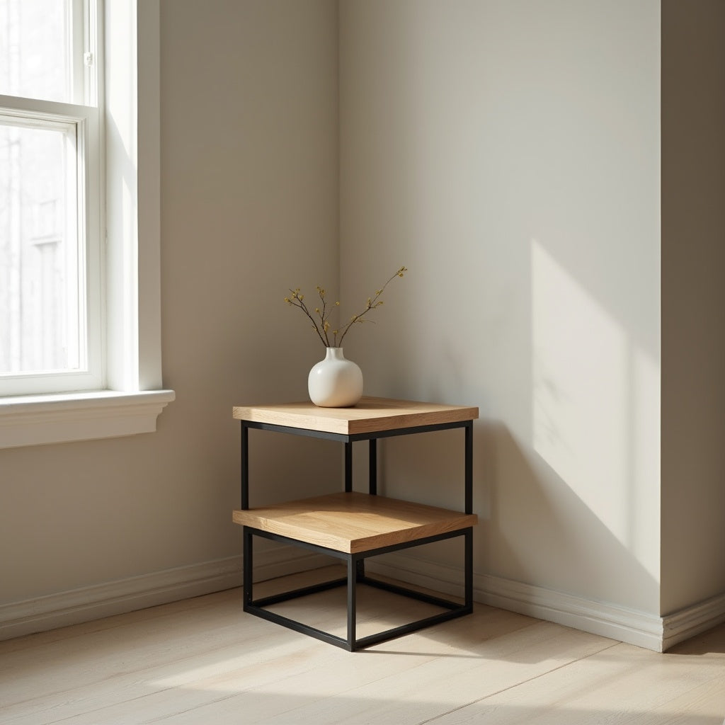 Doppio Two-Tier Table