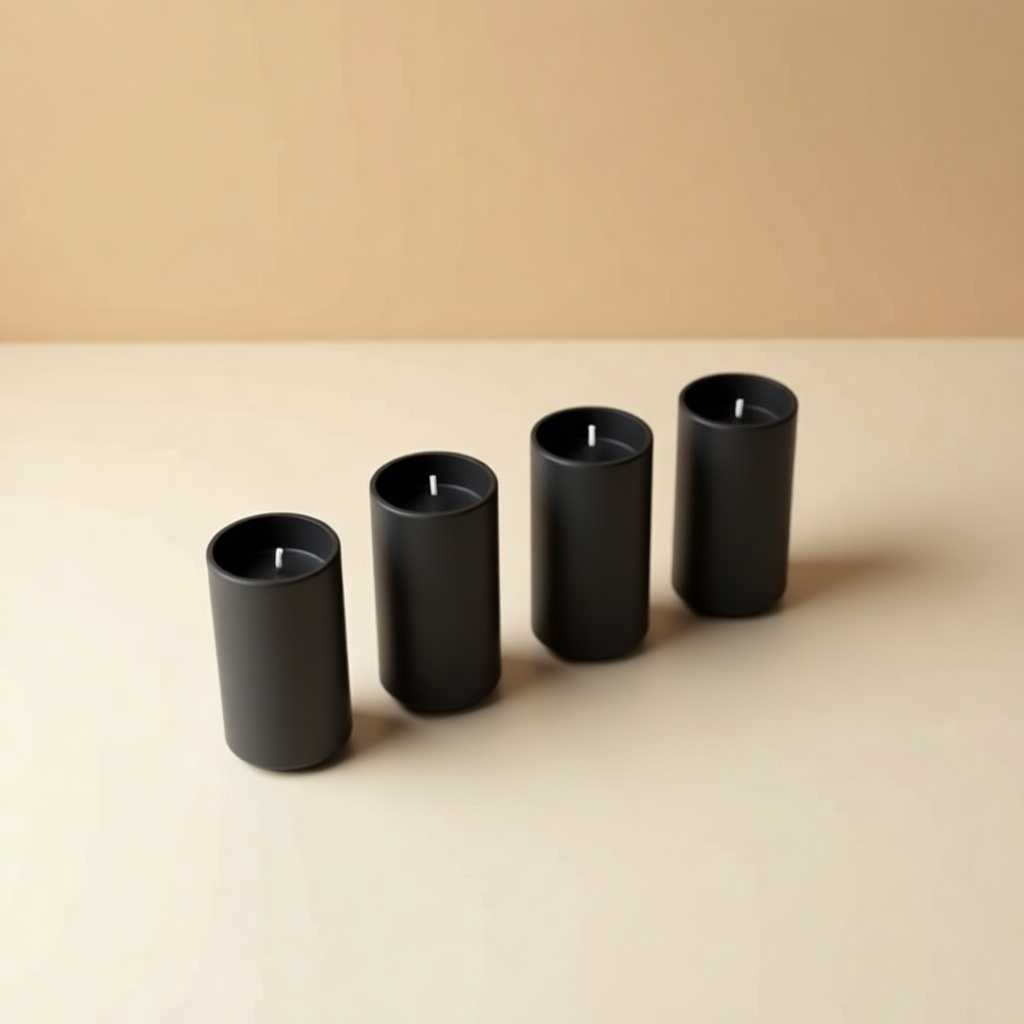 Metal Taper Holder Set