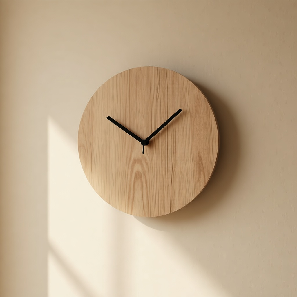 Quercia Oak Wall Clock