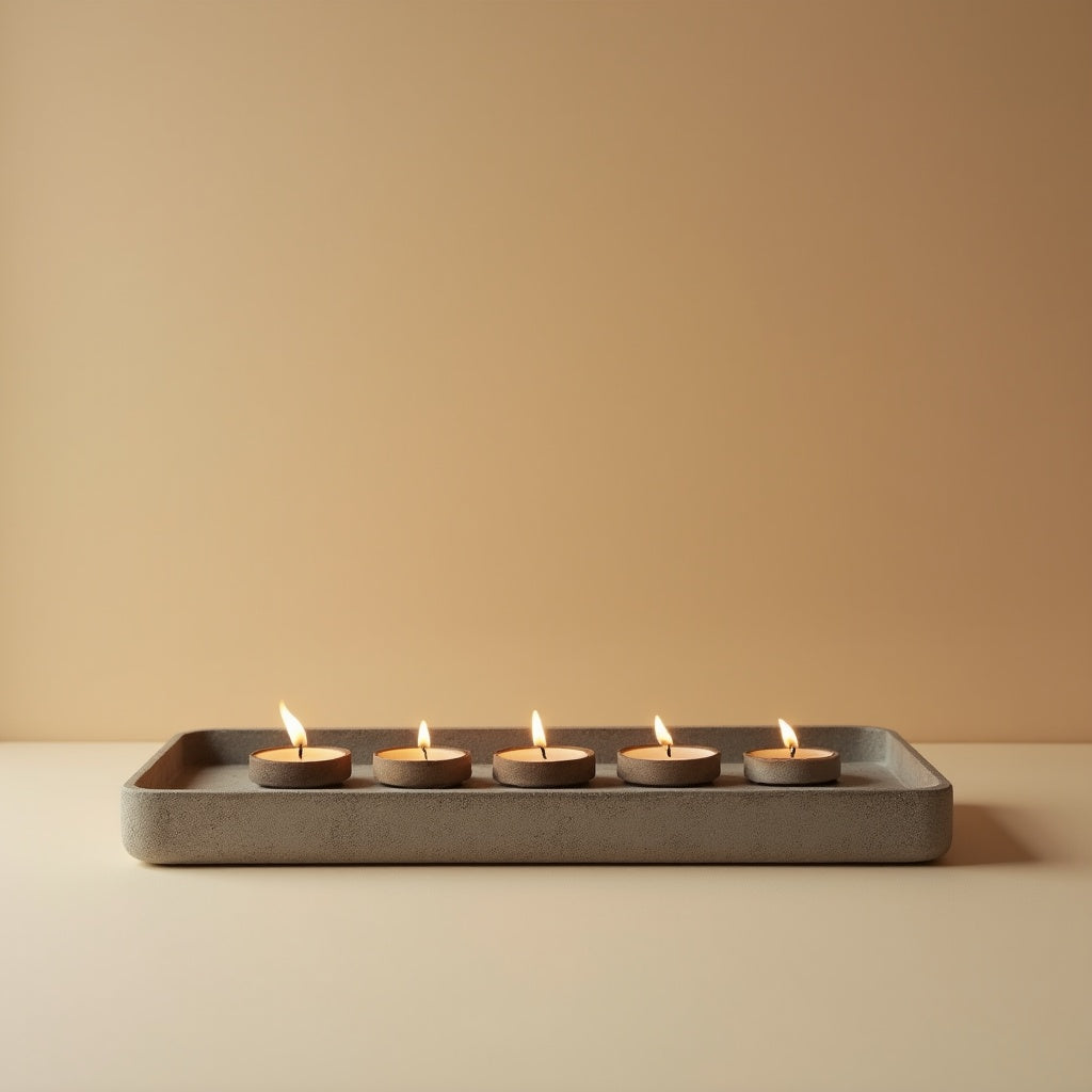 Wooden Tealight Tray
