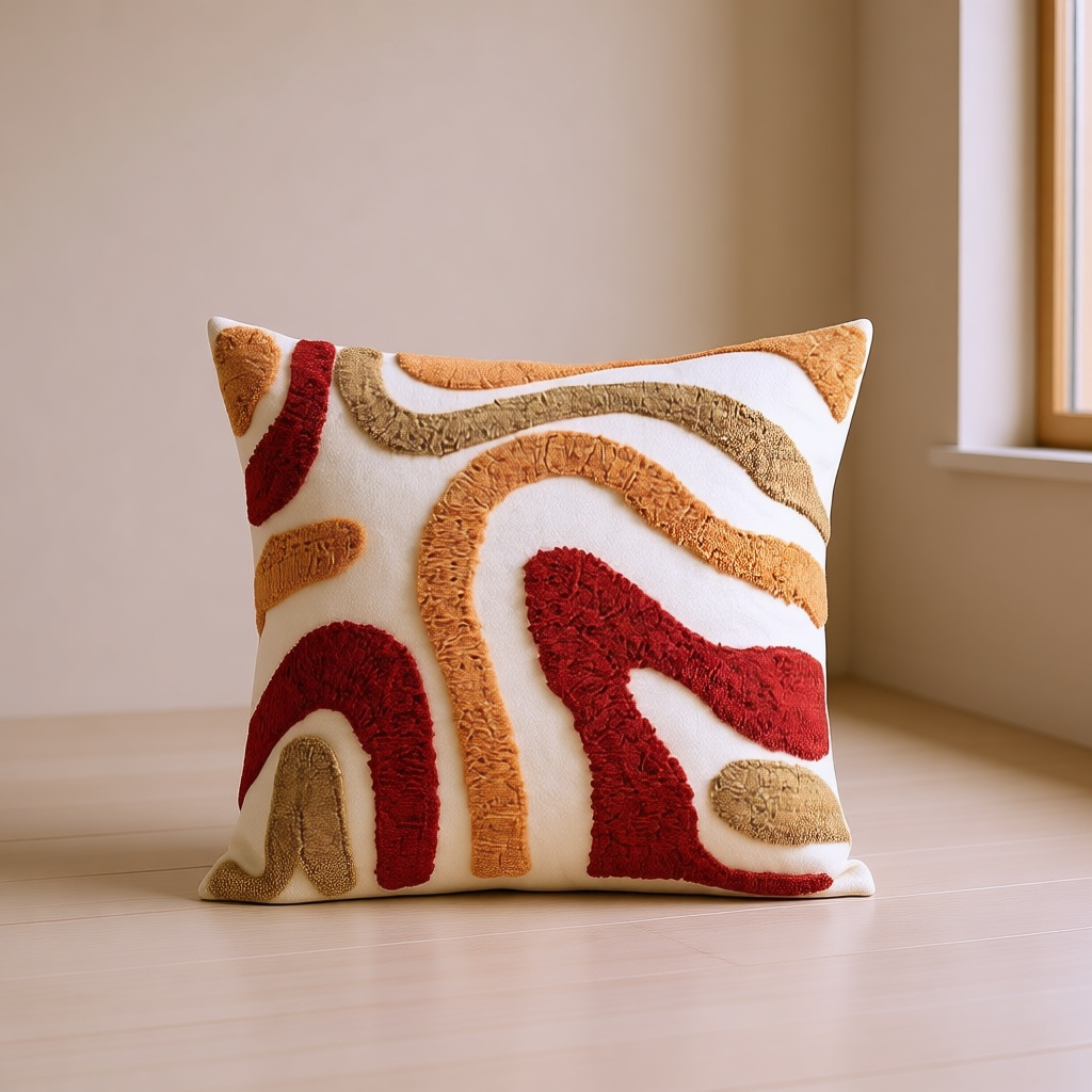 Wave Tufted Cushion Cover