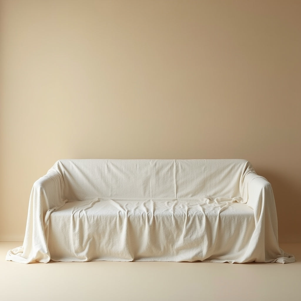 Washed Linen Sofa Cover