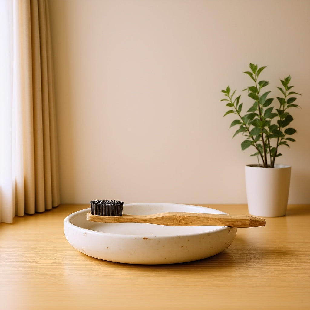 Bamboo Toothbrush Holder