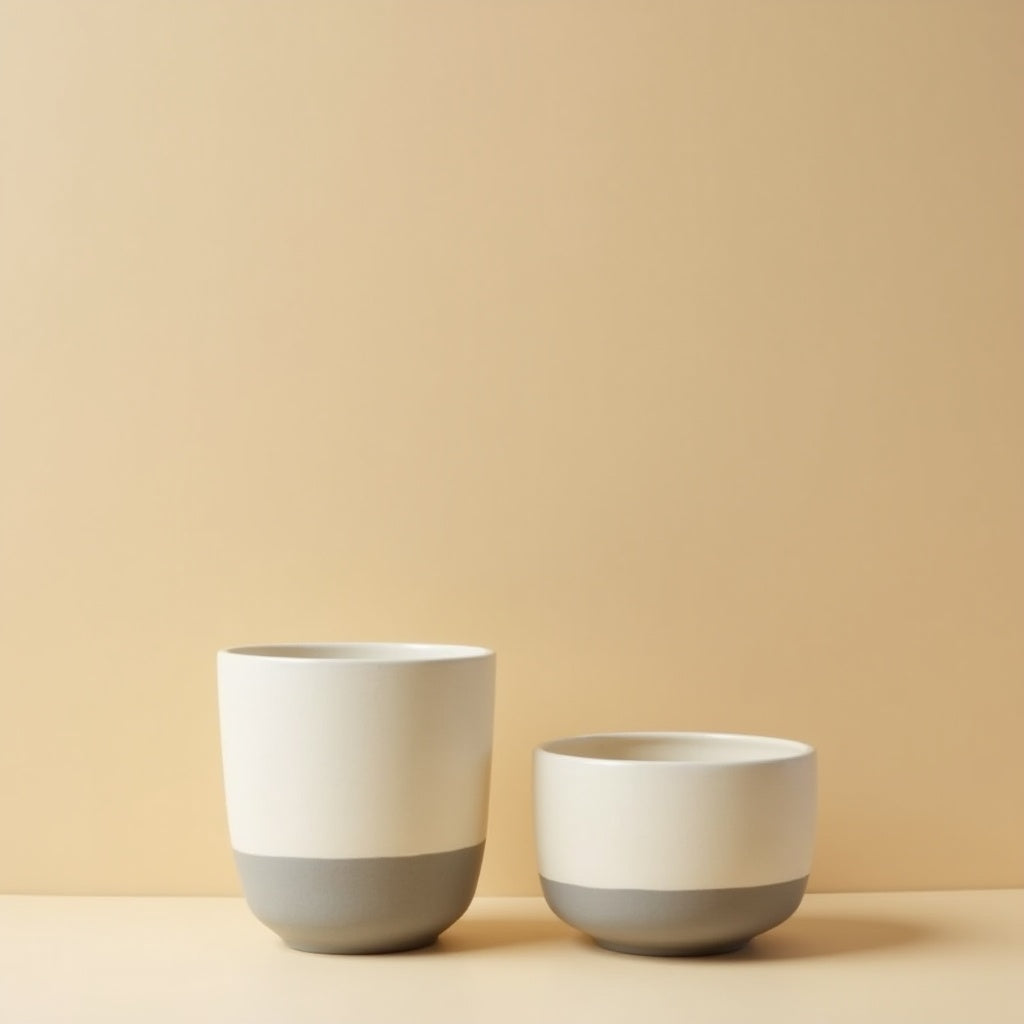 Gemella Planter Pair