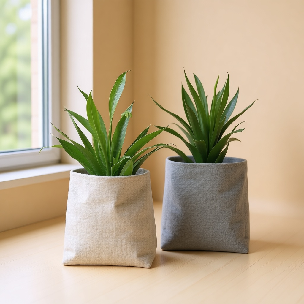 Felt Plant Bag Pair
