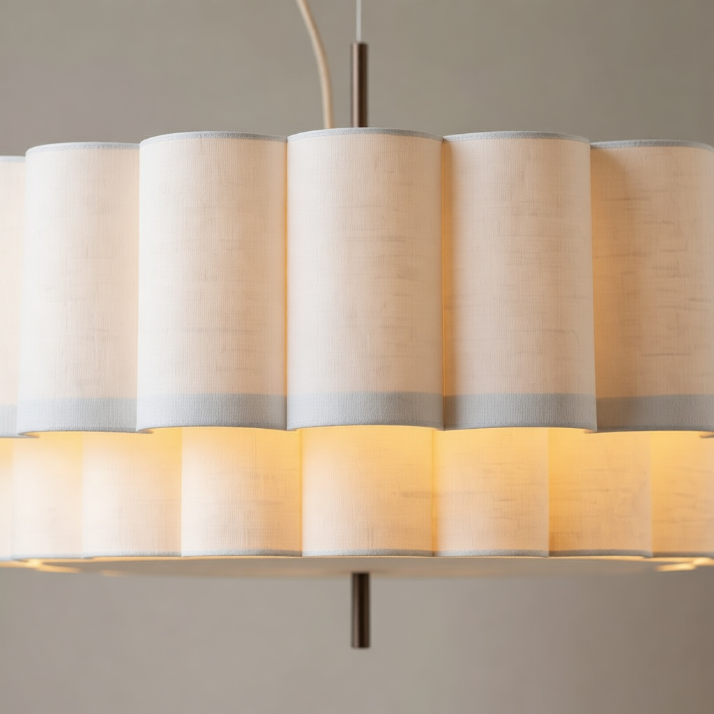 Wabi-Sabi Linen Chandelier