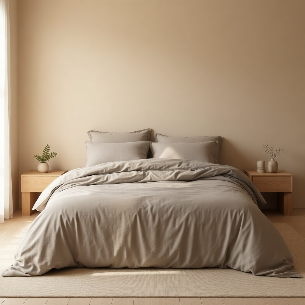 Linen Duvet Set — Charcoal