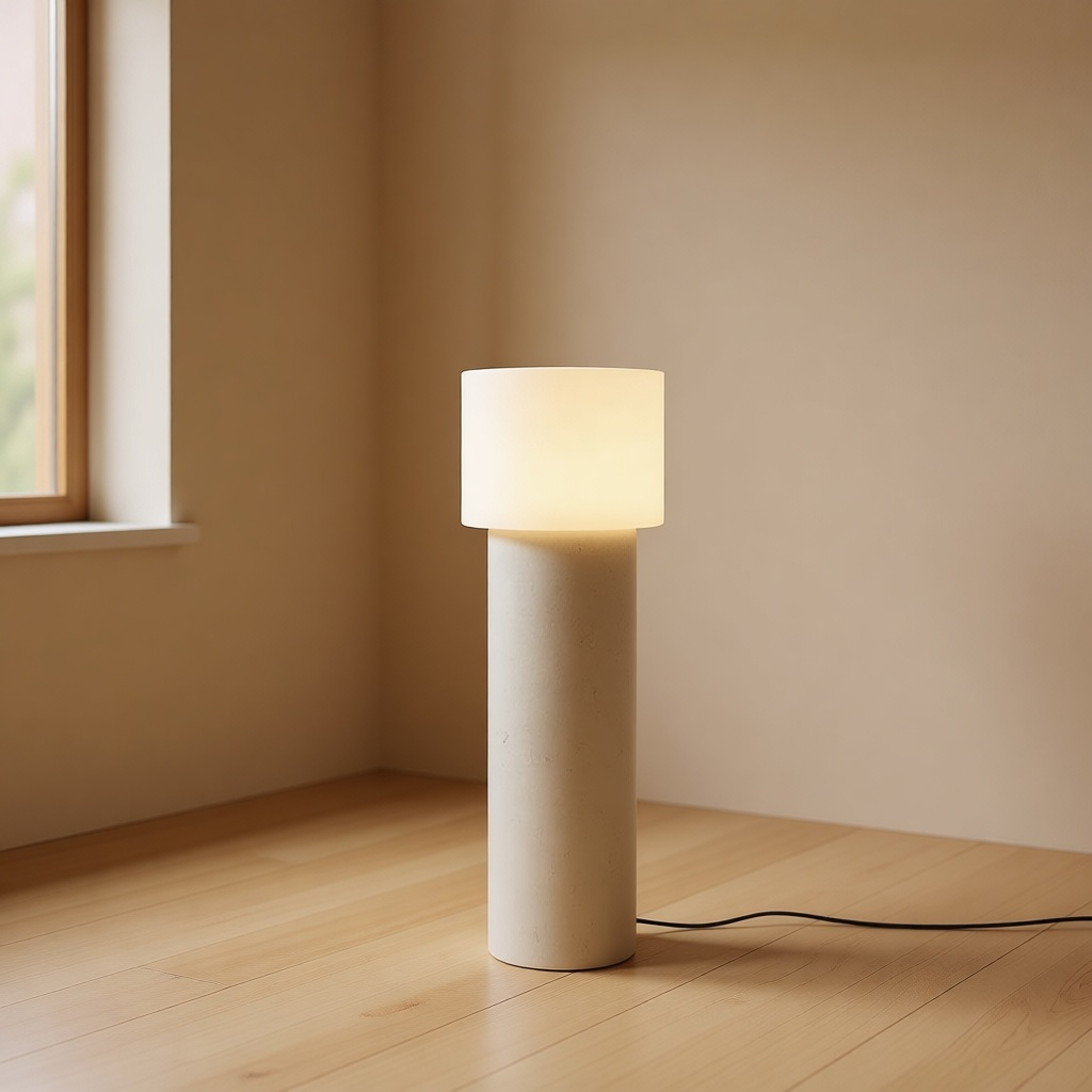 Colonna Plaster Floor Lamp