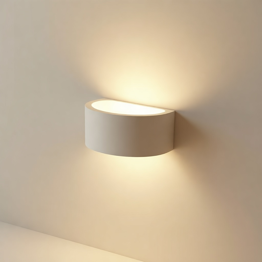 Gesso Plaster Wall Light