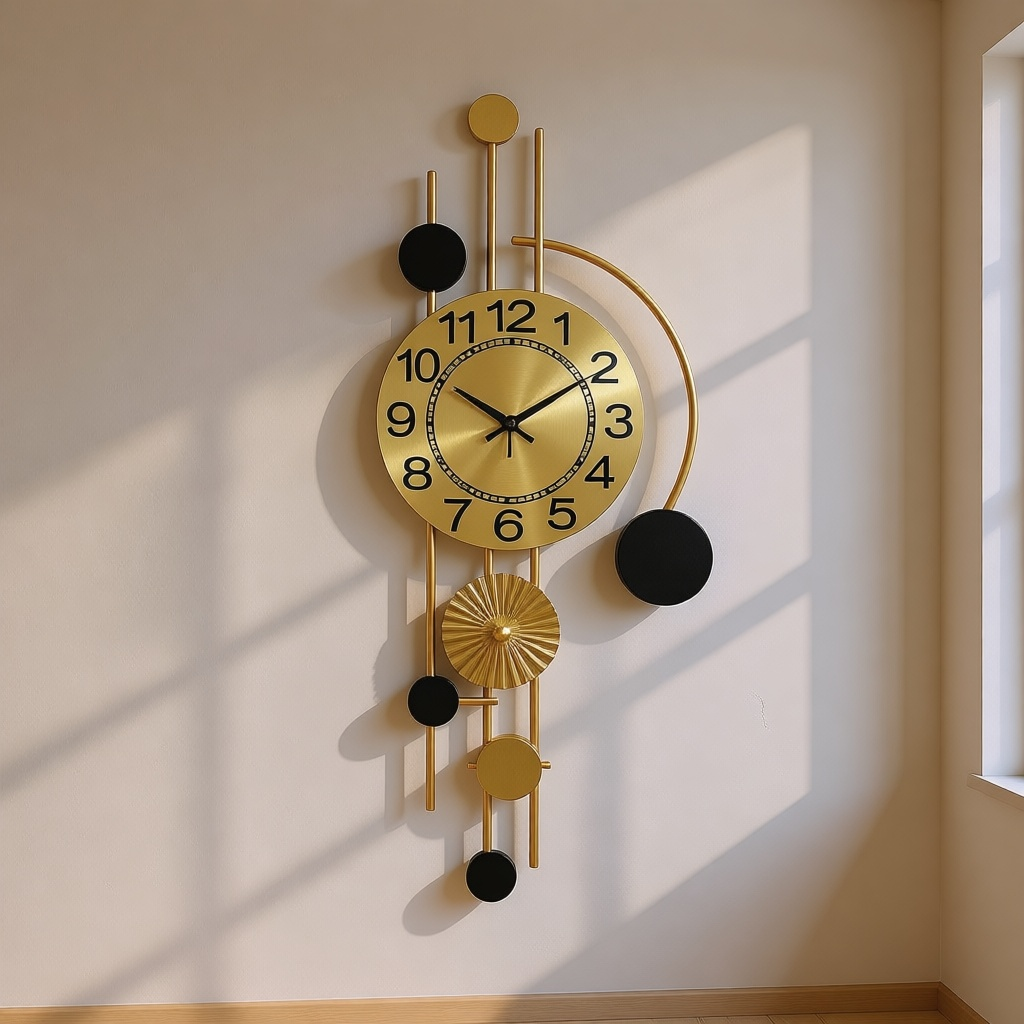 Wrought Iron Wall Clock