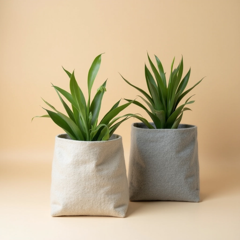 Felt Plant Bag Pair