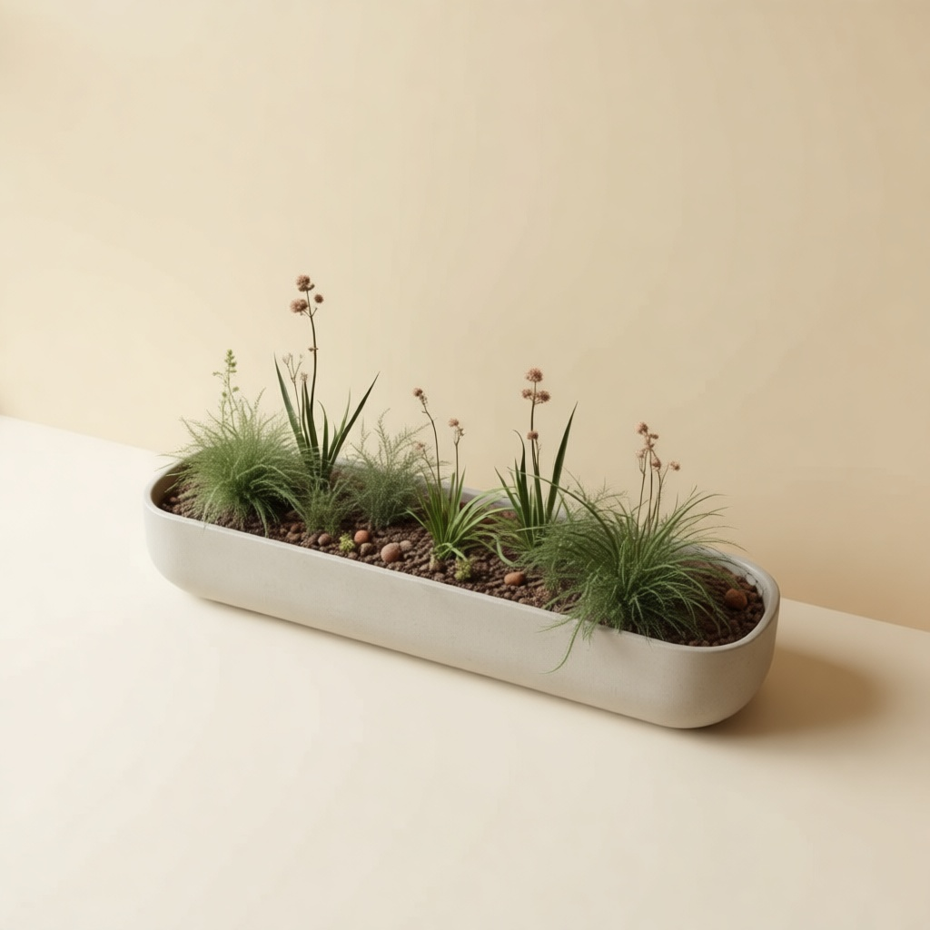 Resin Trough Planter