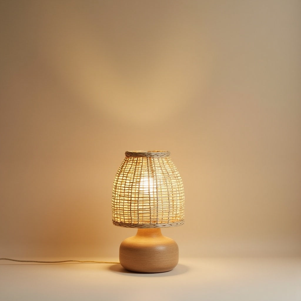 Cesto Rattan Table Lamp