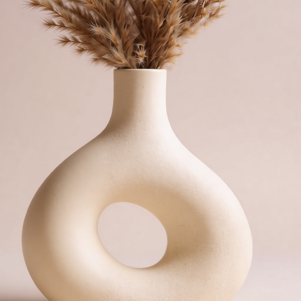 Nordic Matte Ceramic Vase
