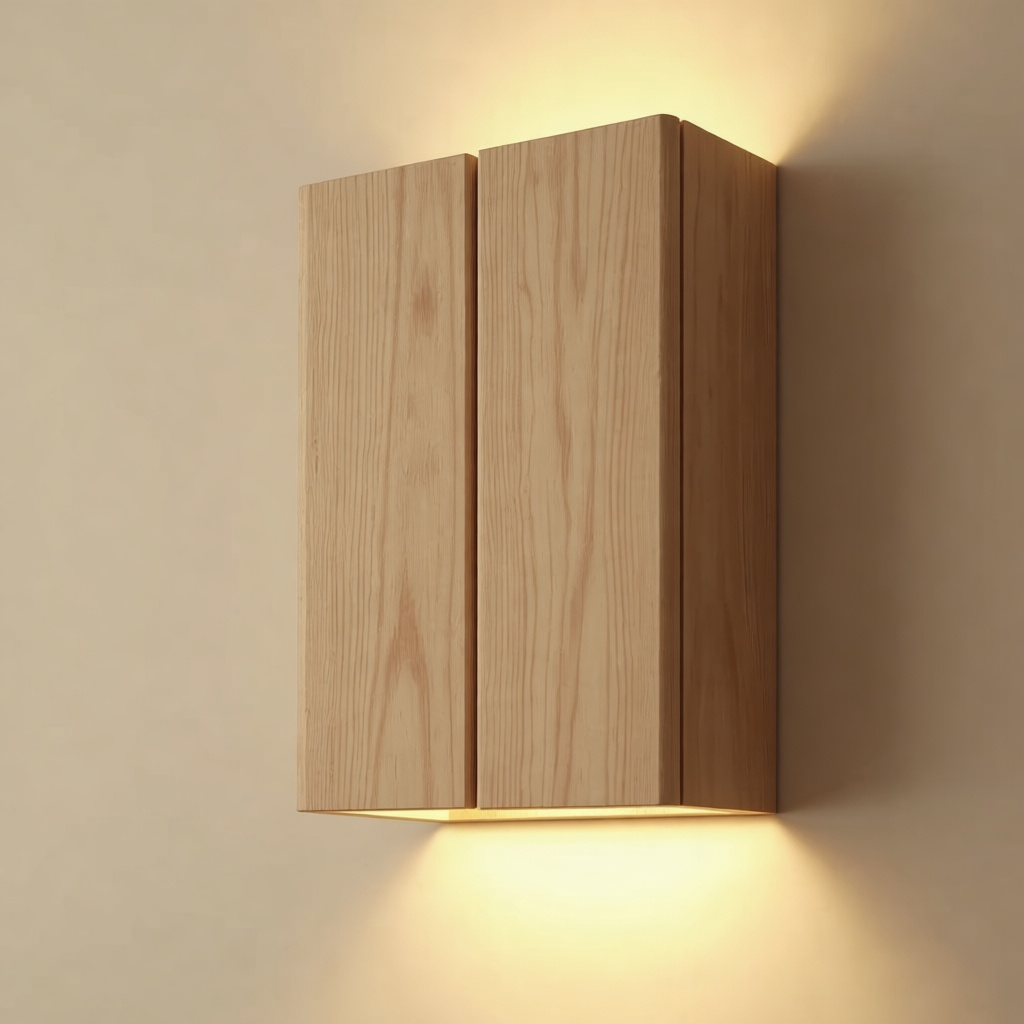 Legno Wood Wall Light