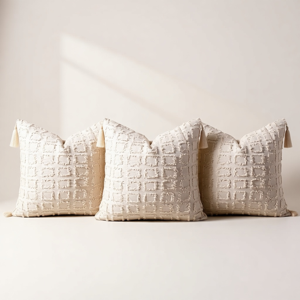 Classic Bouclé Cushion Cover shown in full