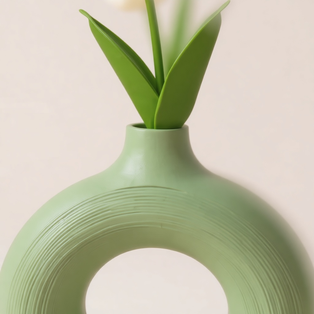 Round Matte Ceramic Vase