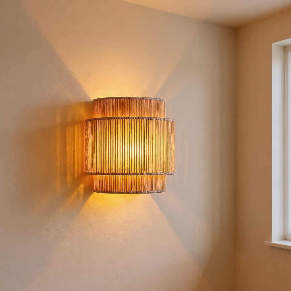 Hand-Knotted Rope Wall Light