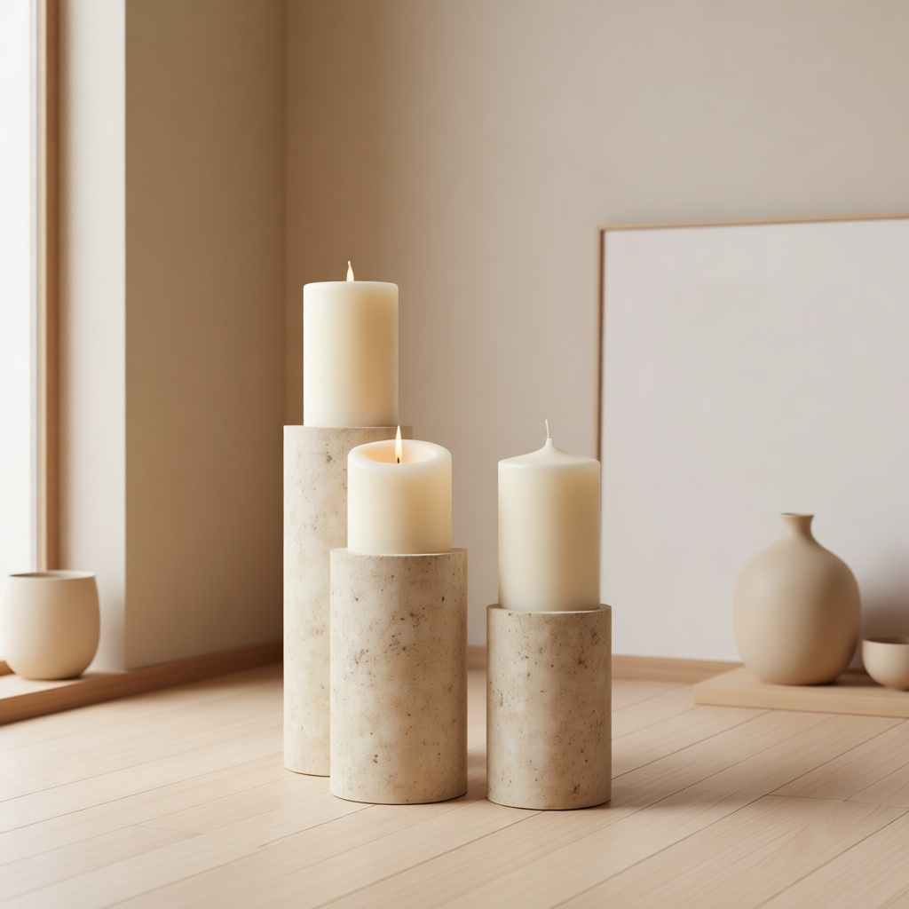 Colonna Candle Trio