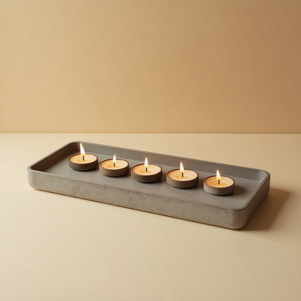 Wooden Tealight Tray