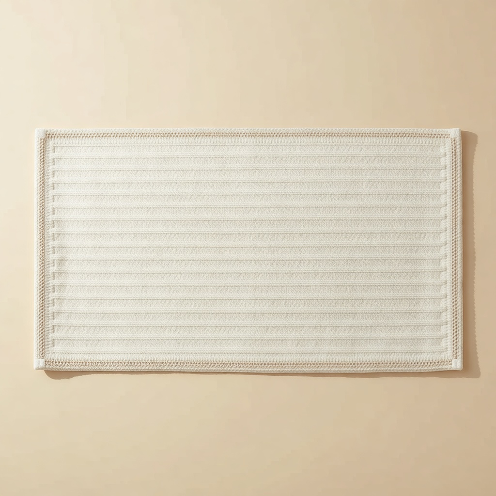 Nube Ribbed Hand Towel shown in full