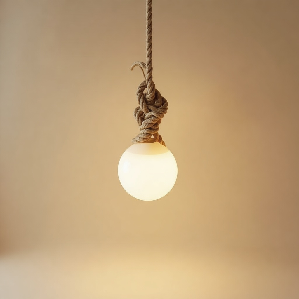 Nodo Knotted Rope Pendant