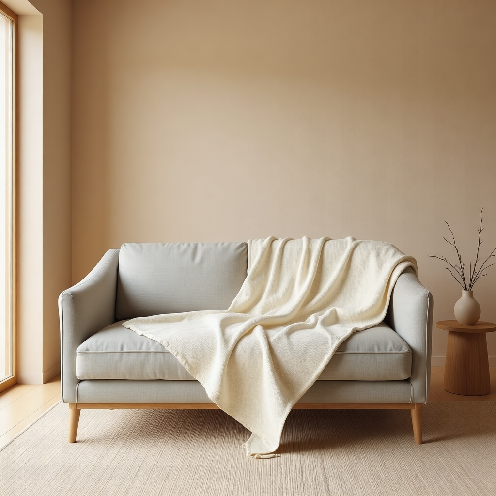 Waffle Sofa Throw Cover