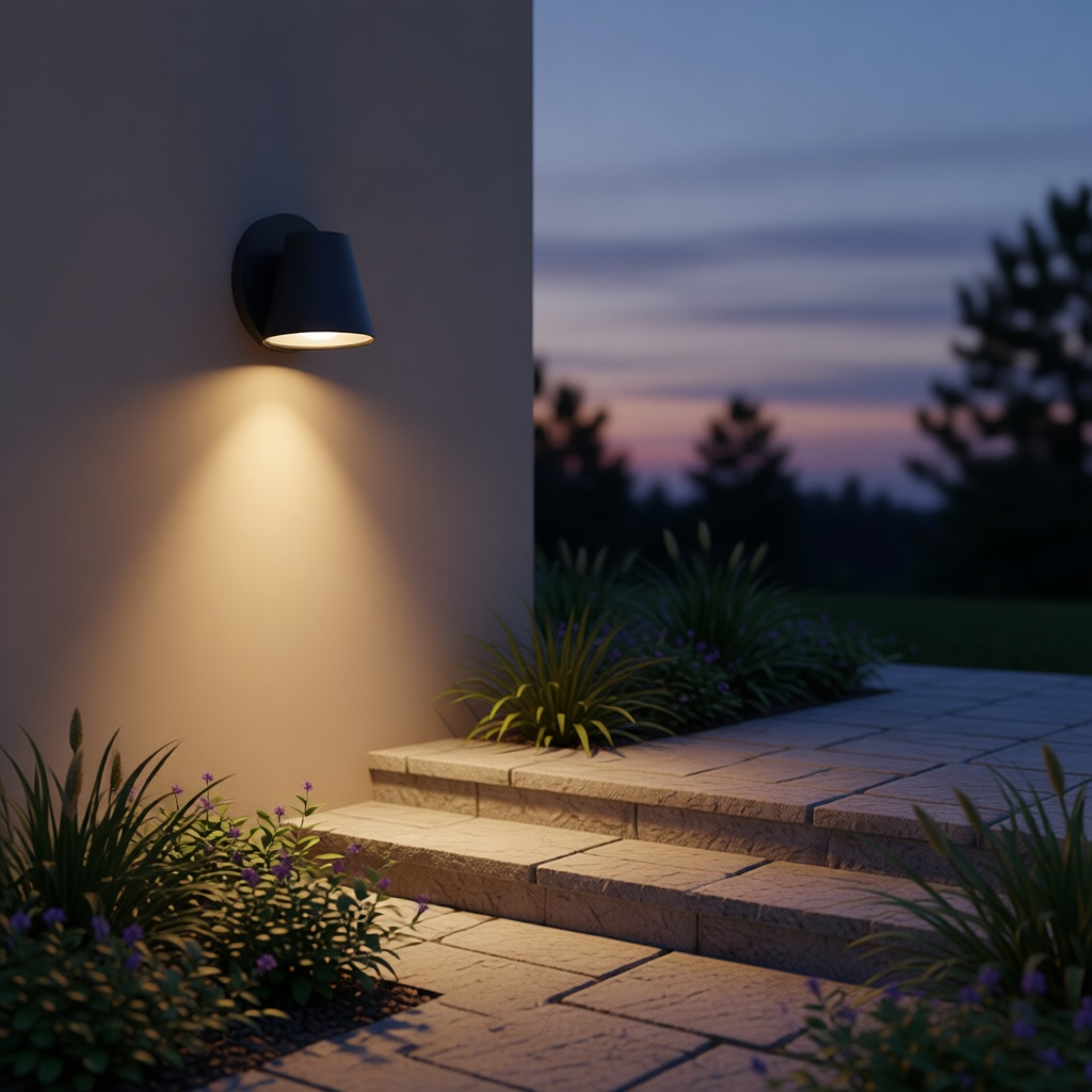 Matte Outdoor Wall Light