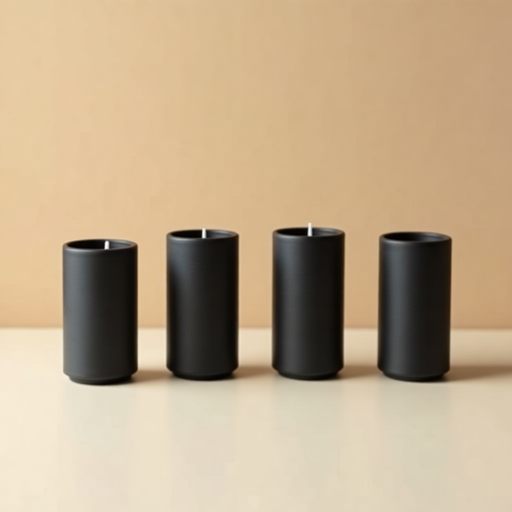 Metal Taper Holder Set