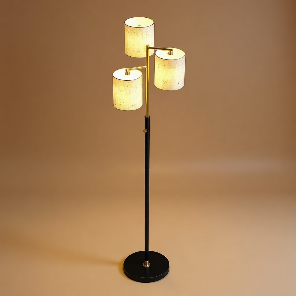 Three-Shade Tree Floor Lamp