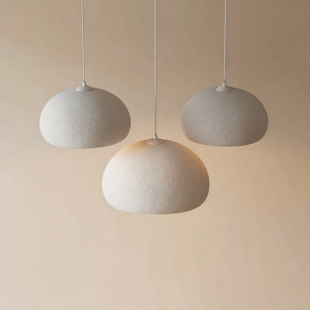 Wabi-Sabi White Ceiling Light