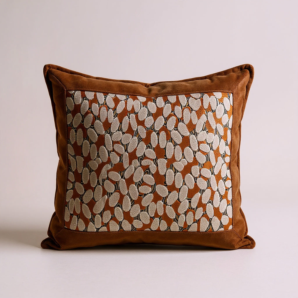 Terracotta Velvet Cushion Cover