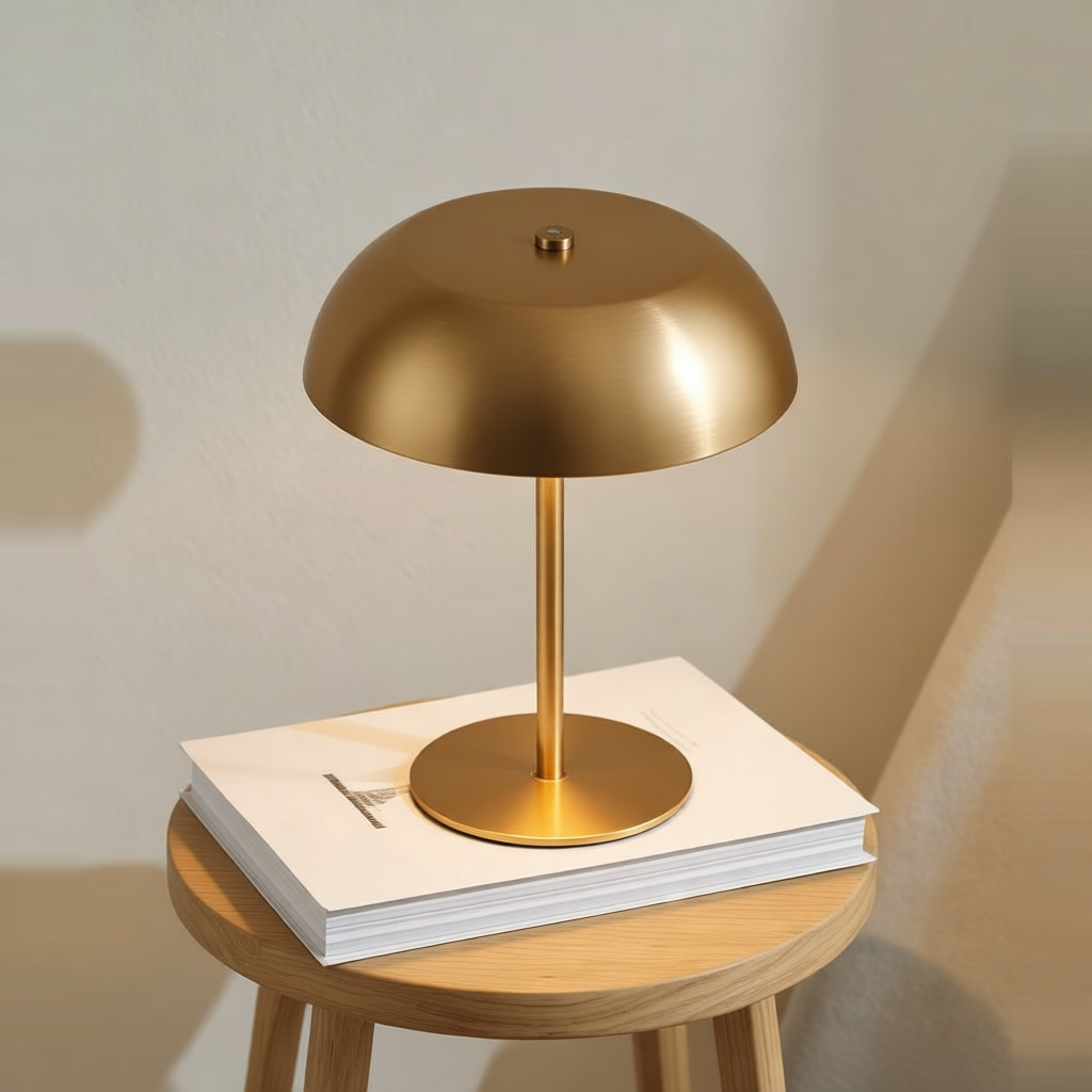 Touch-Dim Mushroom Lamp