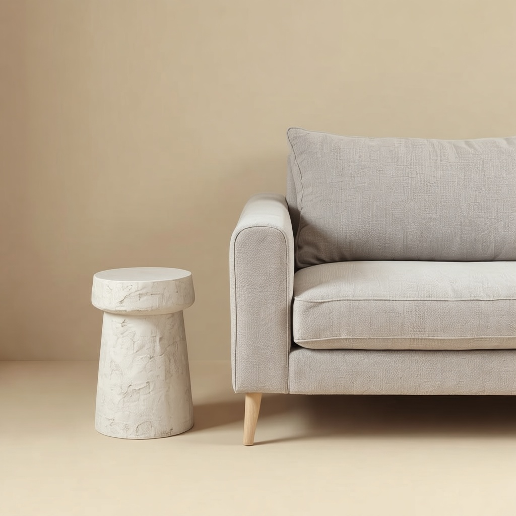 Pietra Stone Side Table