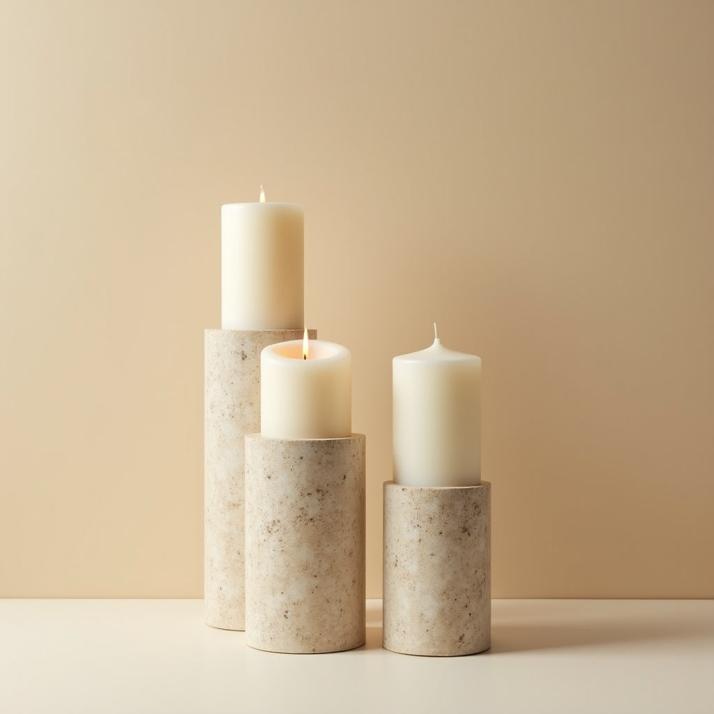 Colonna Candle Trio