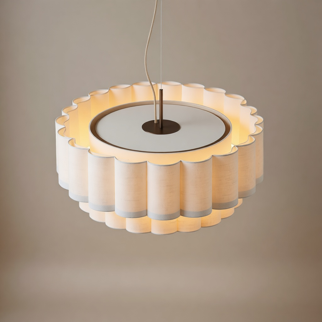 Wabi-Sabi Linen Chandelier
