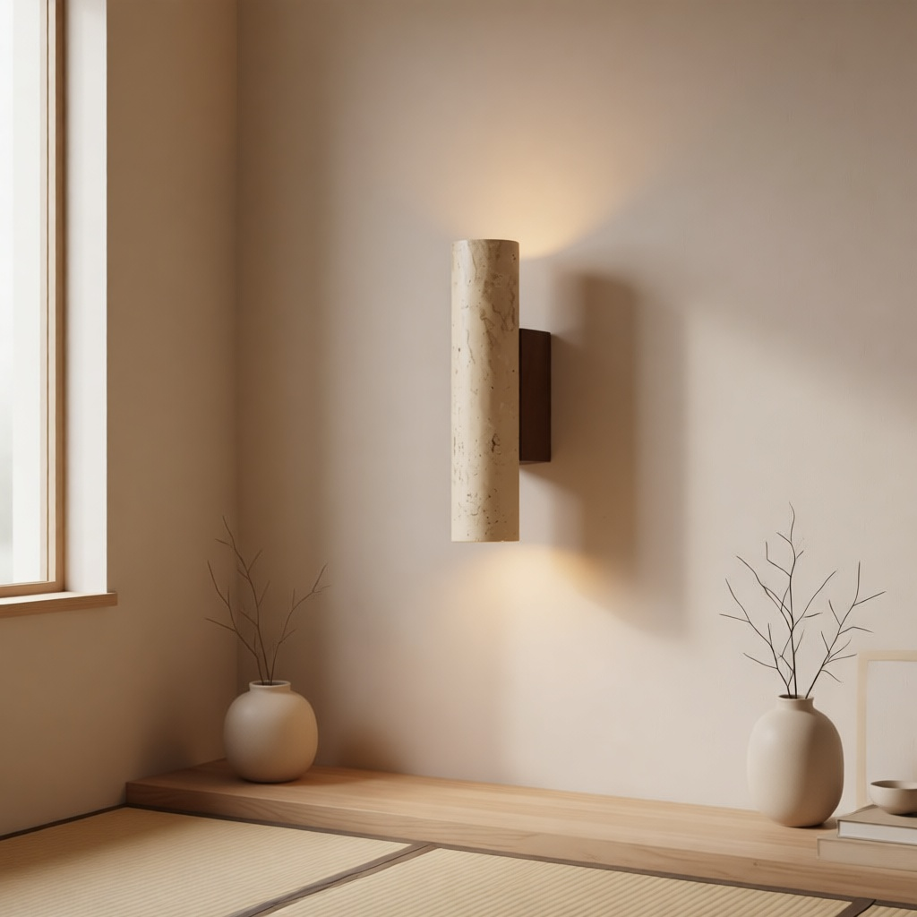 Tivoli Travertine Sconce