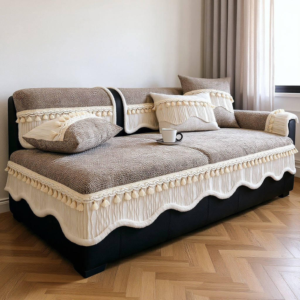 Minimalist Chenille Sofa Cover